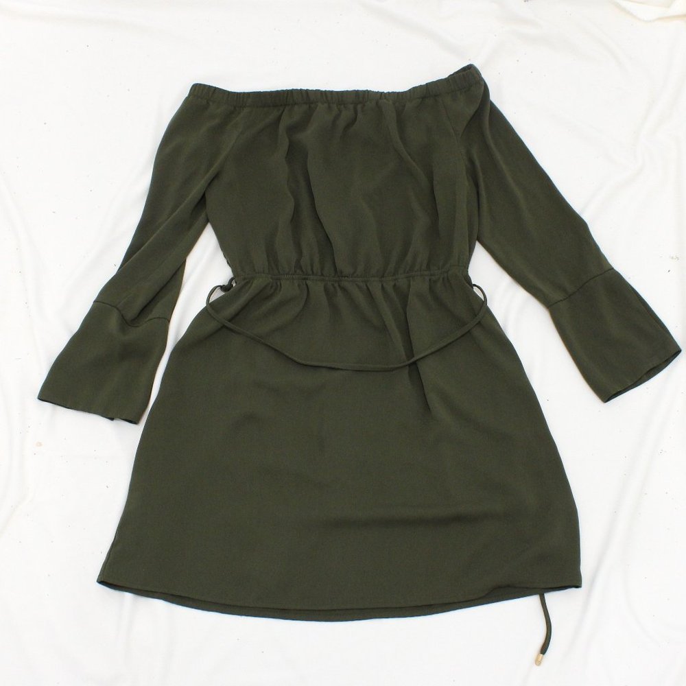 Off Shoulder Long sleeve dress